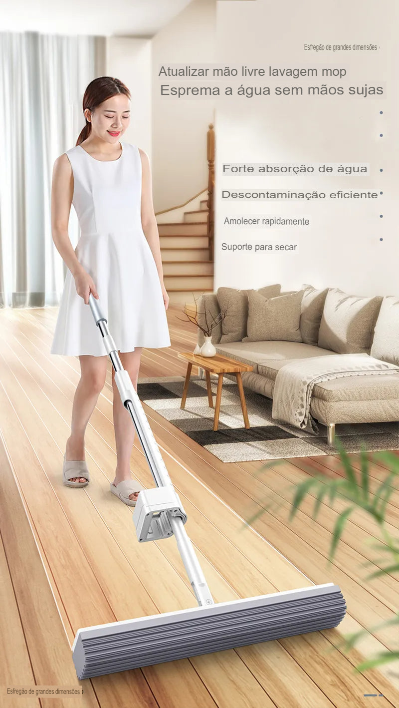 Novo absorvente mop piso plano